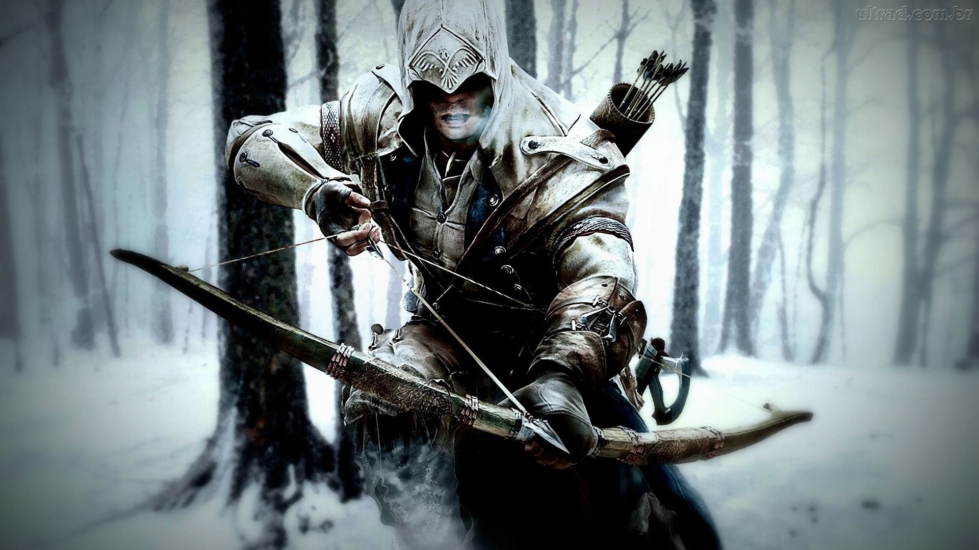 Connor Assassin S Creed 3 638608 
 Data-src - Assassin's Creed For Laptop - HD Wallpaper 