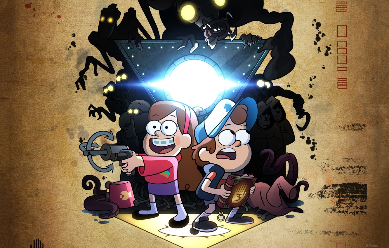 Photo Wallpaper Gravity Falls, Gravity Falls, Disney - Gravity Falls Para Poster - HD Wallpaper 