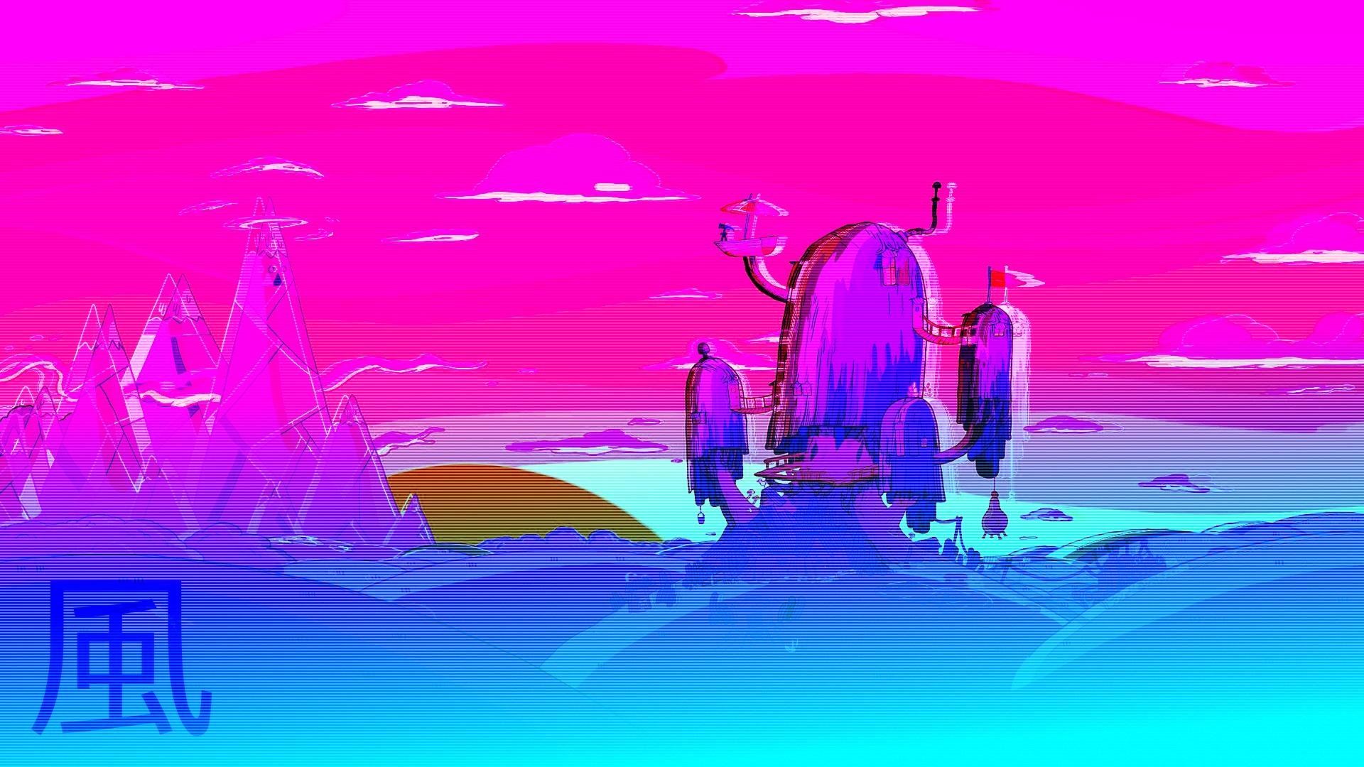 Adventure Time Island Remix - HD Wallpaper 