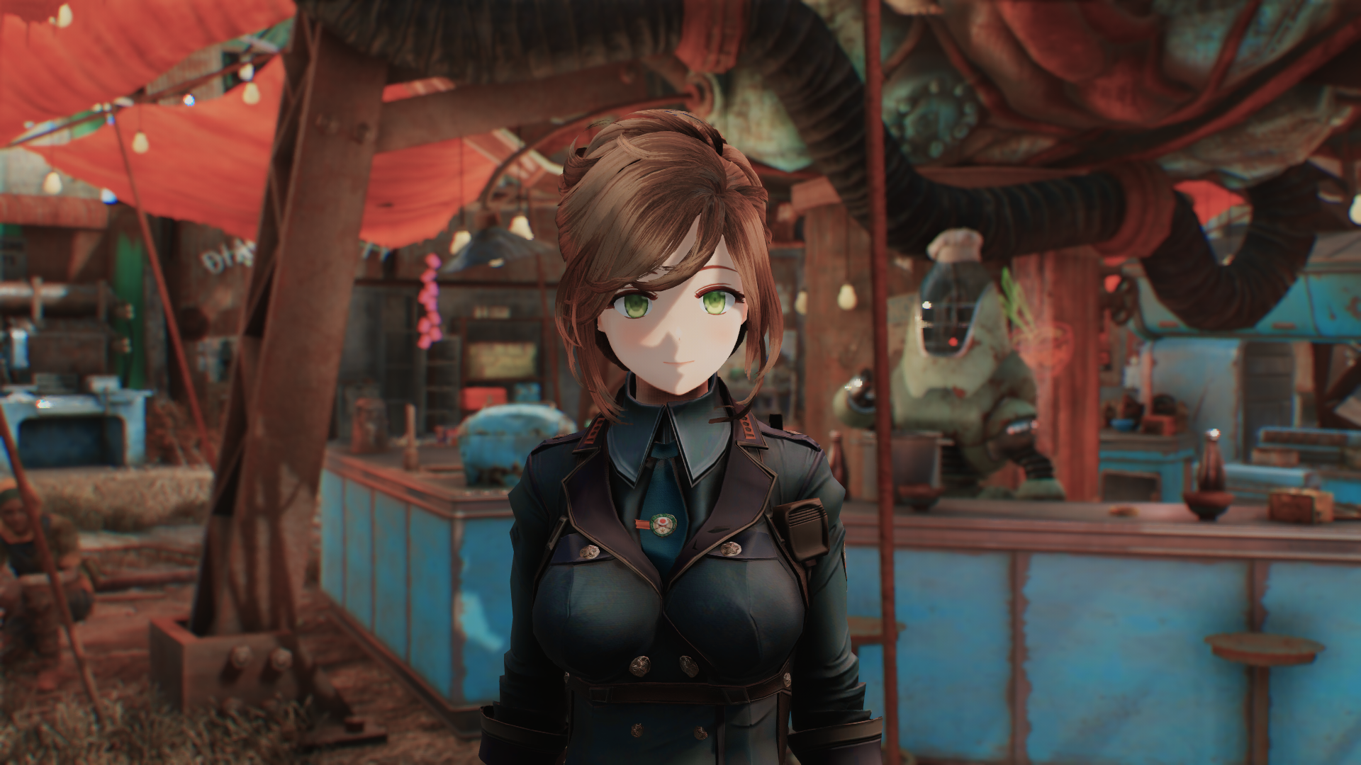 Fallout 4 Anime Girl Mod - HD Wallpaper 