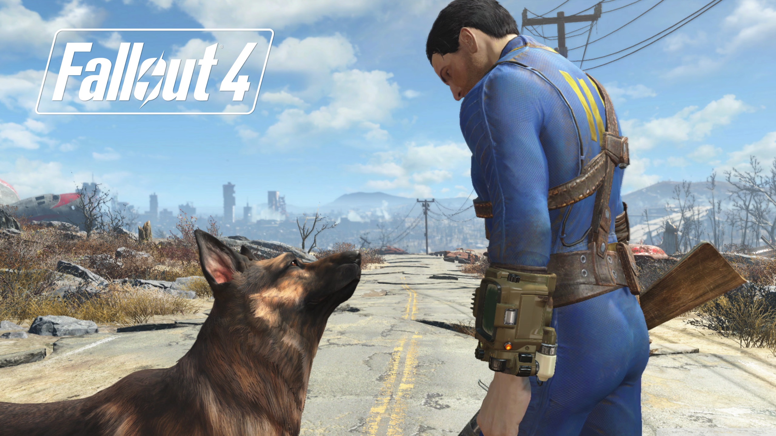 Sole Survivor And Dogmeat - HD Wallpaper 