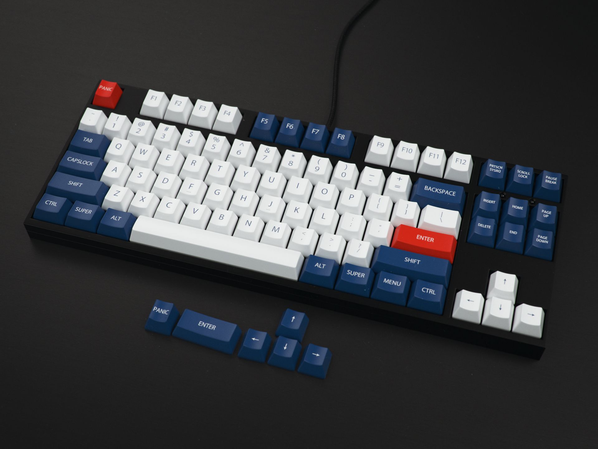 Space Theme Mechanical Keyboard - HD Wallpaper 