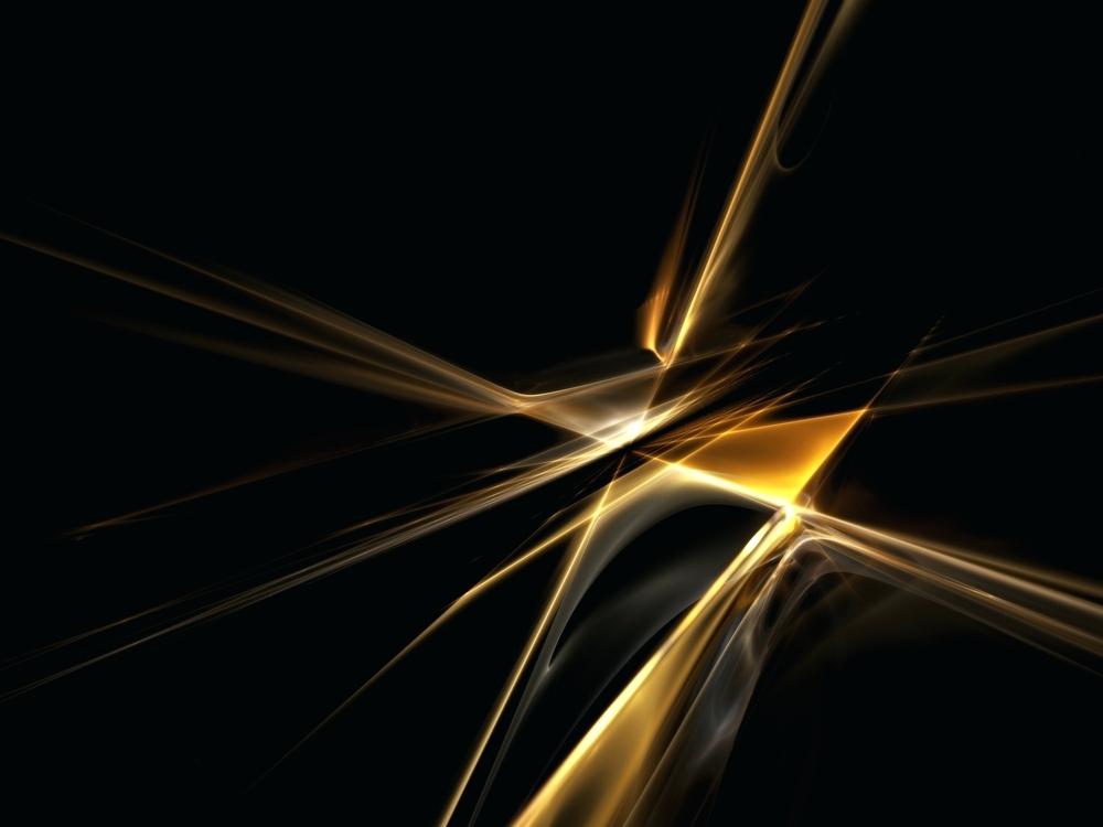 Black And Gold Abstract - HD Wallpaper 