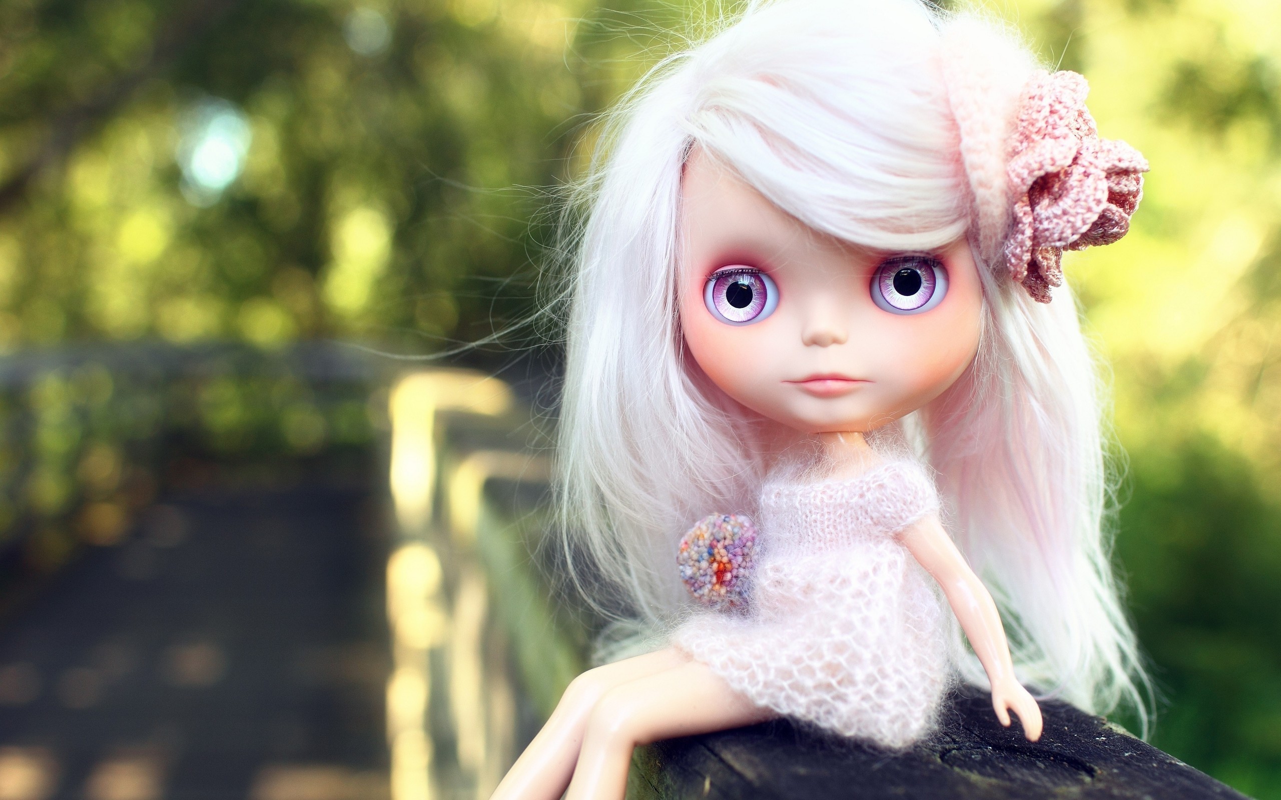 Cute Barbie Dolls Hd Wallpapers - Blythe Doll - HD Wallpaper 