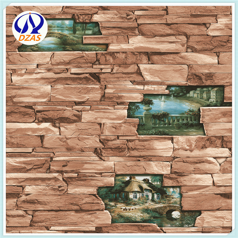 As-mc Restaurant Living Room Background Wallpaper 3d - Gray Bricks - HD Wallpaper 