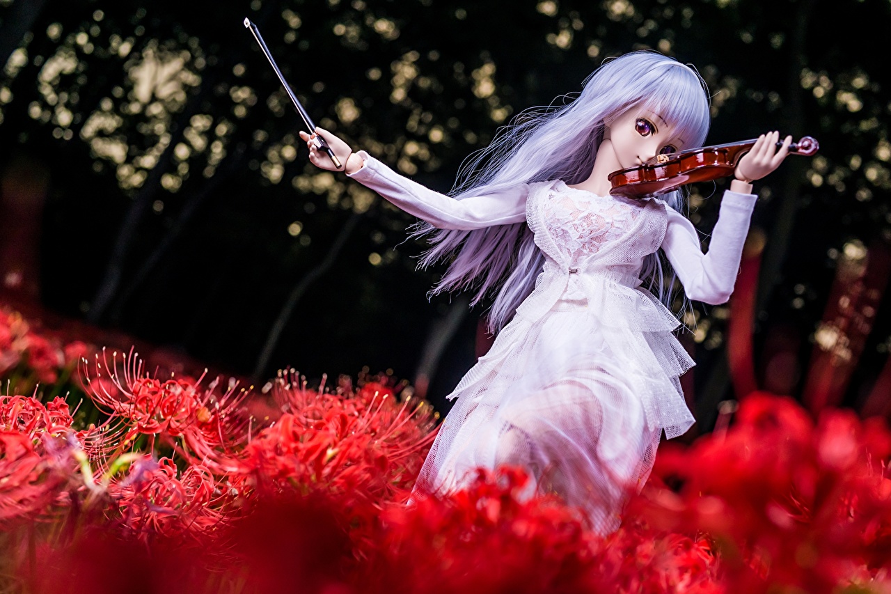 cute doll with guitar