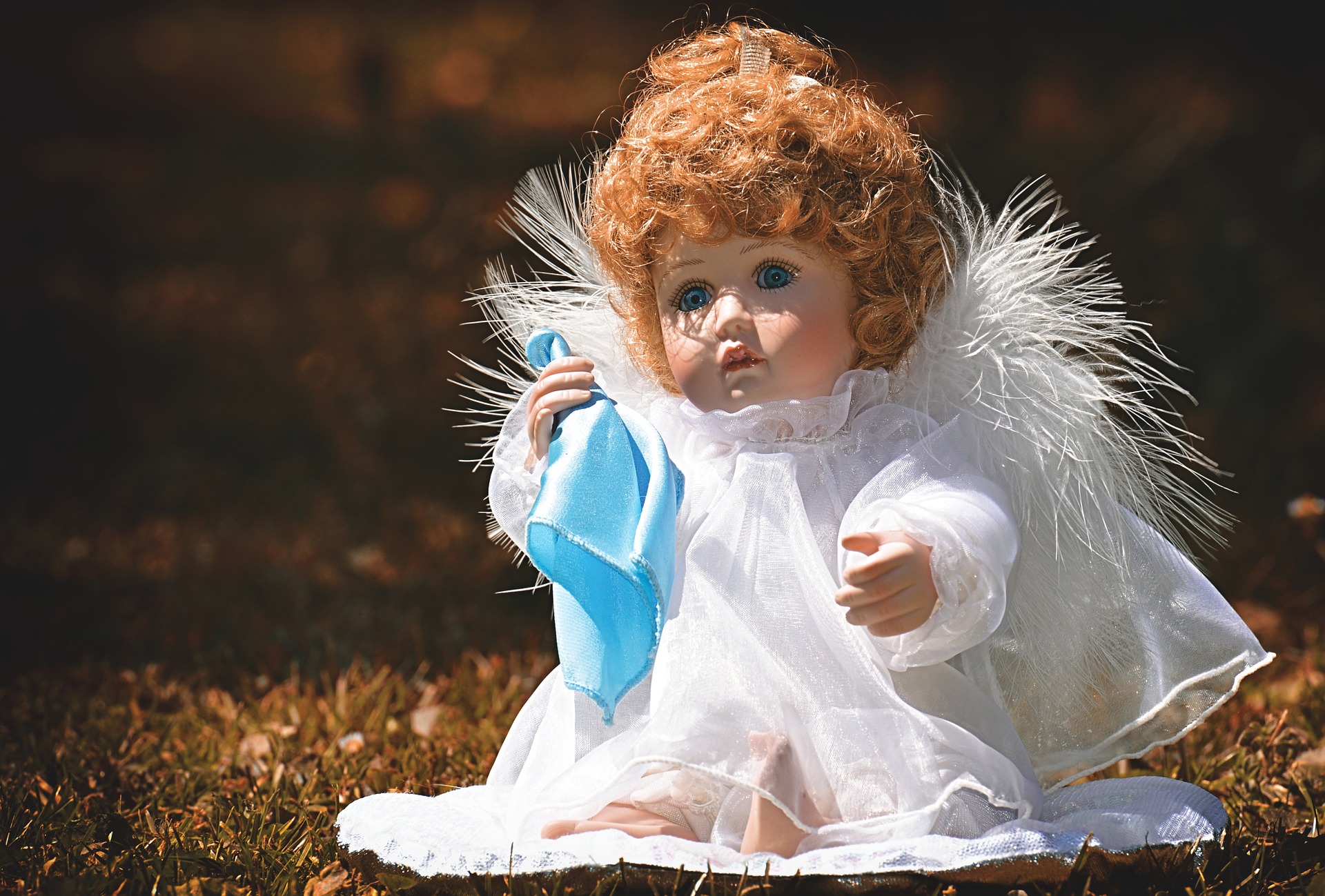 Sad Doll Wallpaper In Resolution - Good Morning Pictures With Angels - HD Wallpaper 