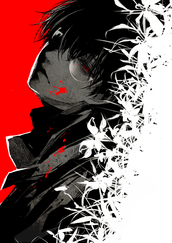 Anime, Kiyohara Hiro, Tokyo Ghoul - Black Reaper Kaneki - 595x842 Wallpaper Anime, Kiyohara Hiro, Tokyo Ghoul - Black Reaper Kaneki - 595x842 Wallpaper
