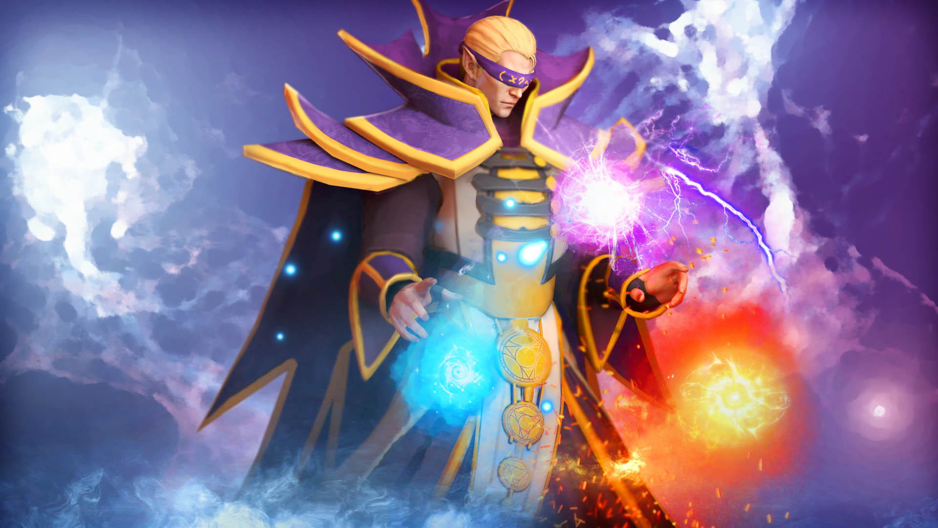 Invoker Dota 2 Hd - HD Wallpaper 