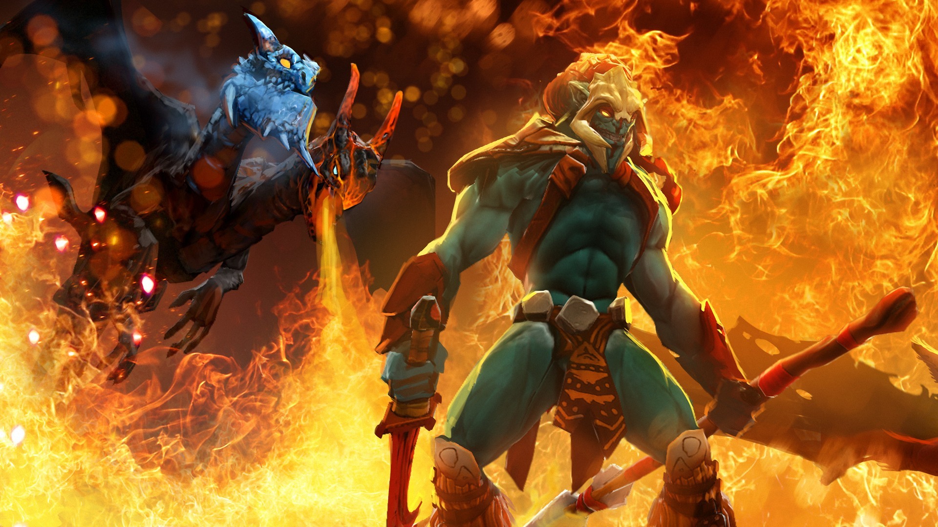 Dota 2 Heroes Solo - HD Wallpaper 