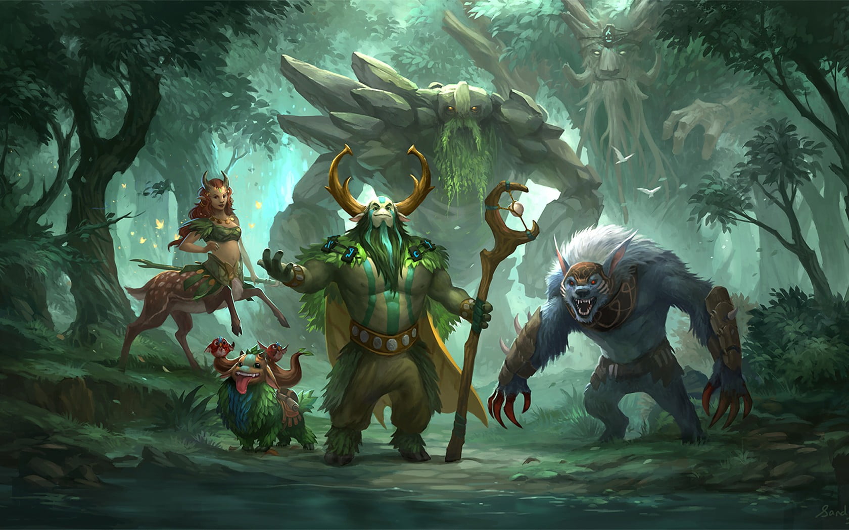 Dota 2 Nature's Prophet - HD Wallpaper 