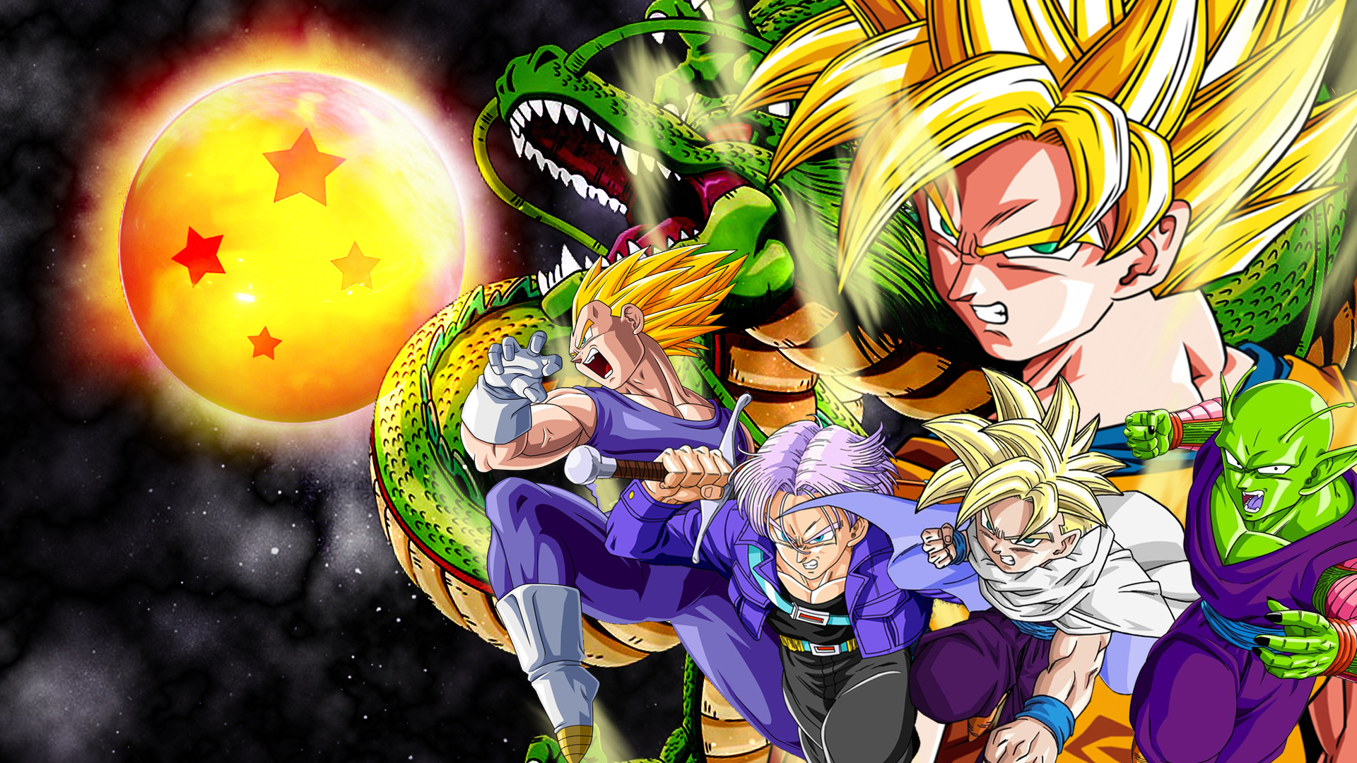 Dragon Ball Z Wallpapers Hd - Dragon Ball Z Laptop Background - HD Wallpaper 