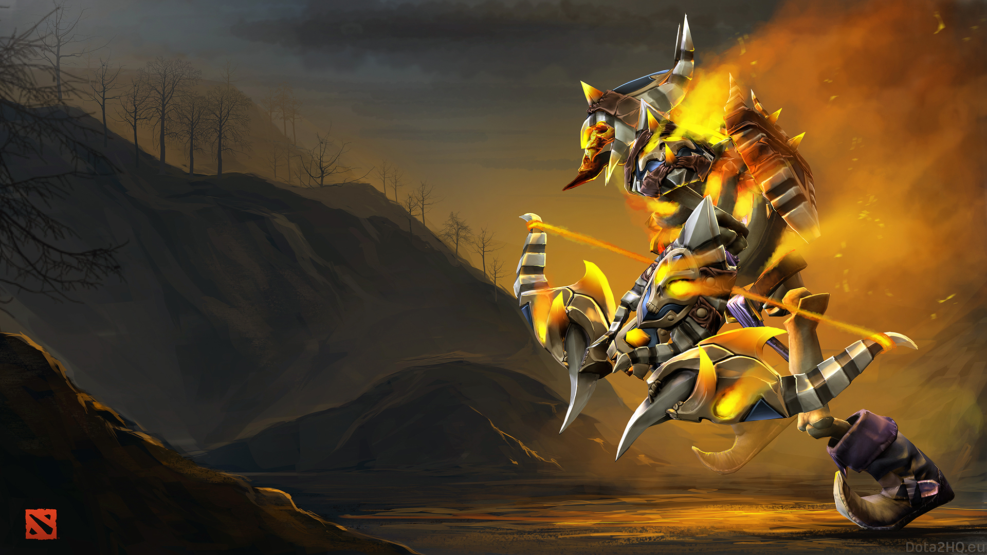 Wallpaper Of Clink, Dota 2, Art Background & Hd Image - Hd Dota 2 Clinkz - HD Wallpaper 