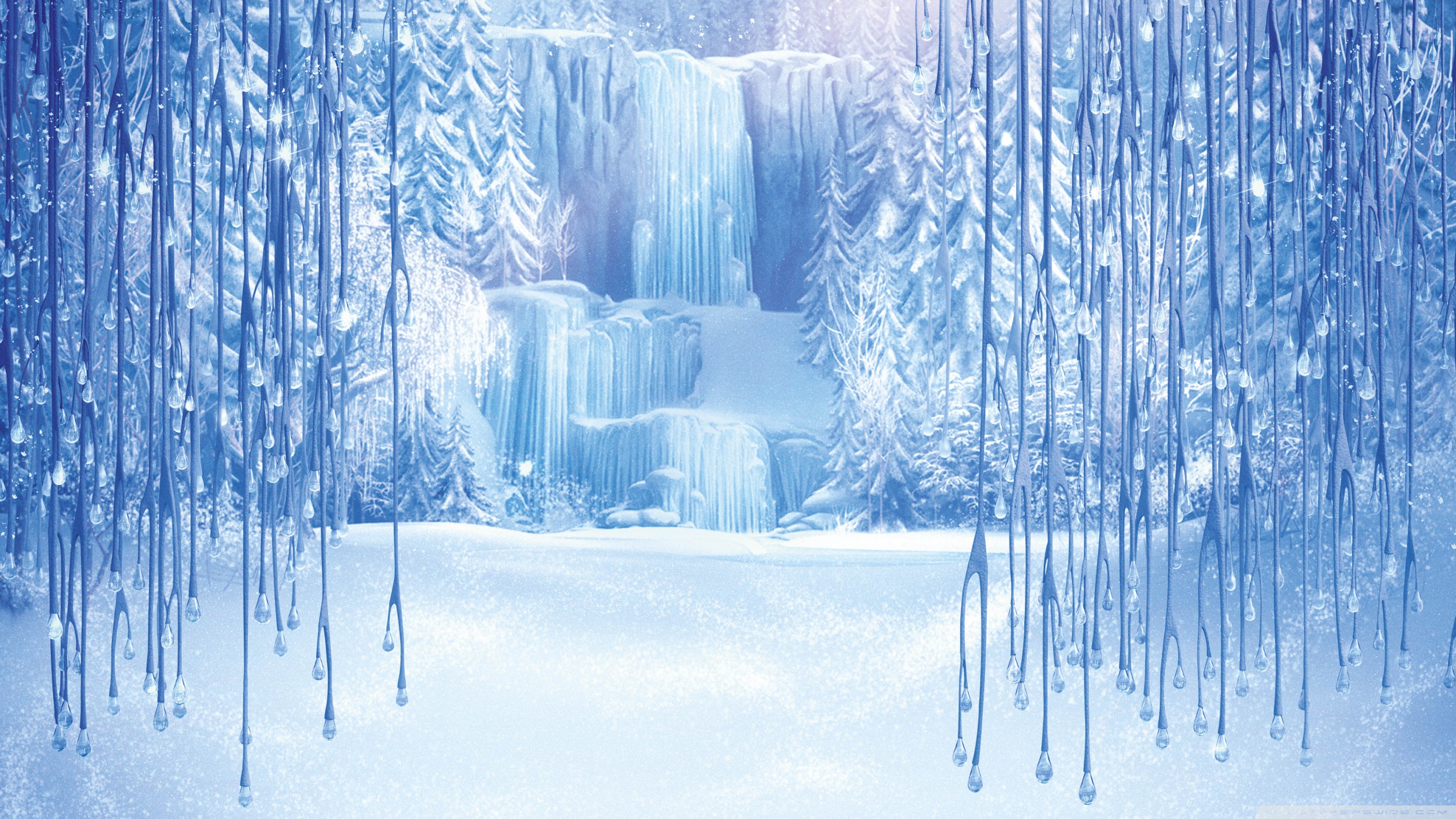 Frozen Background - HD Wallpaper 