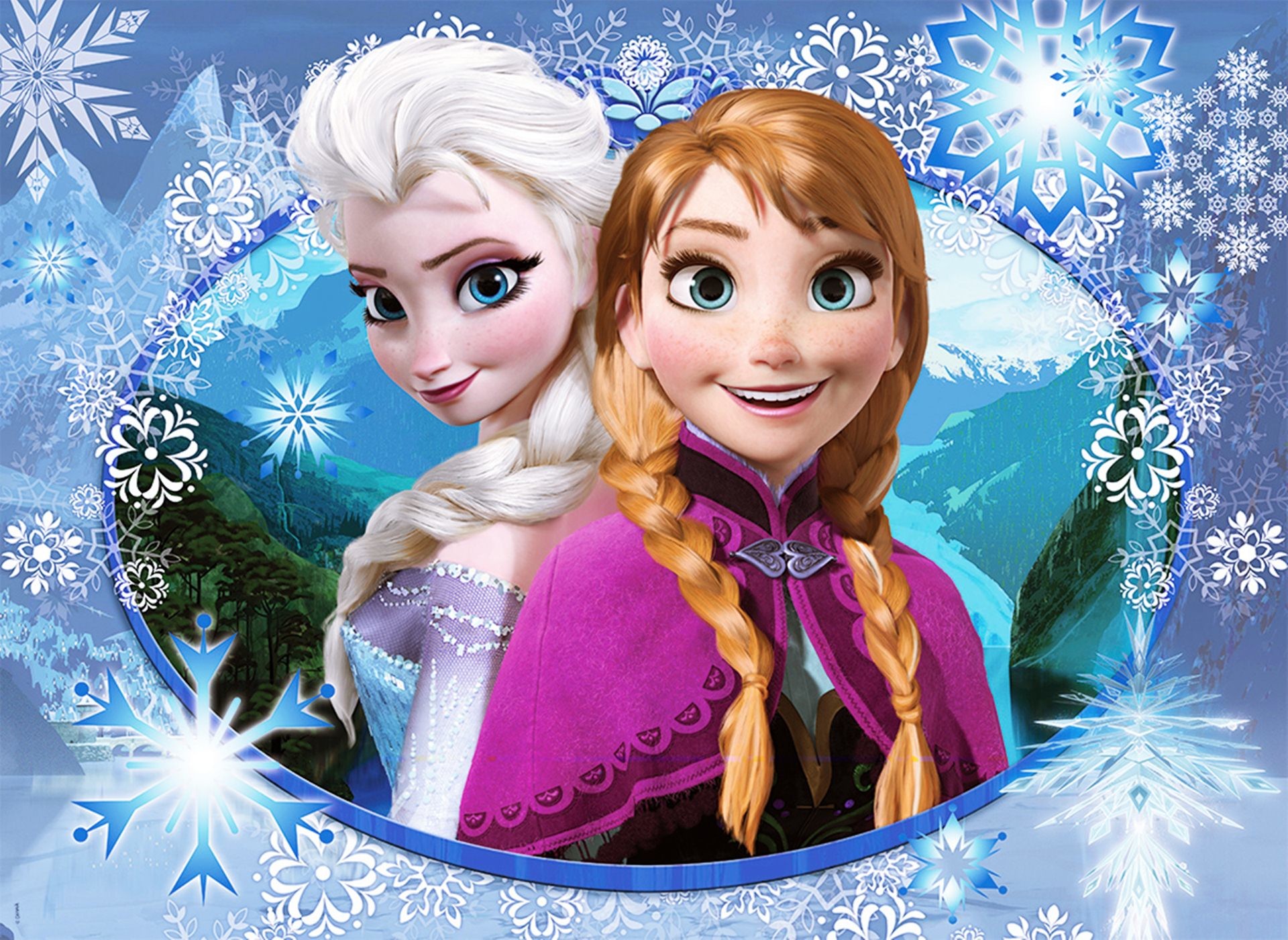Frozen Elsa E Ana - HD Wallpaper 