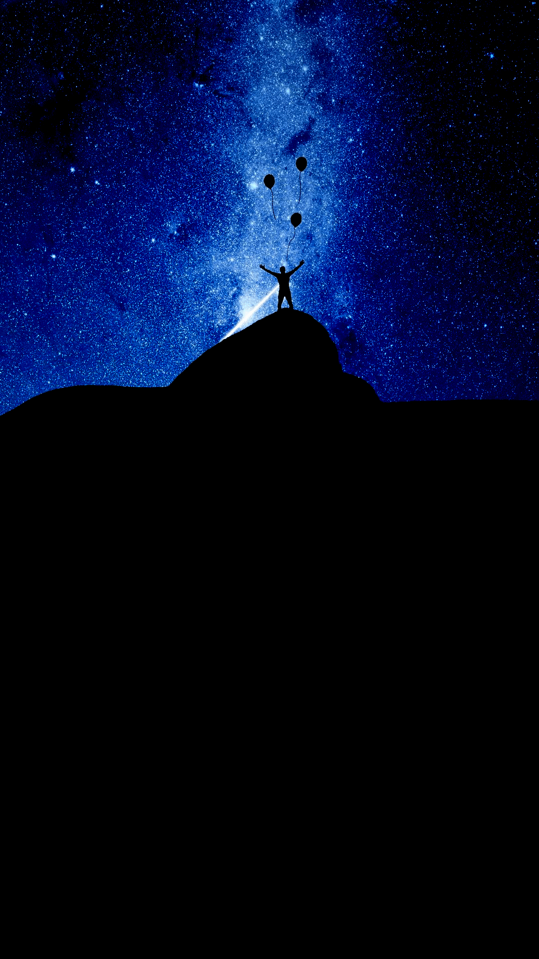 Night Stars Amoled Dark Wallpaper Amoled Wallpapers - HD Wallpaper 