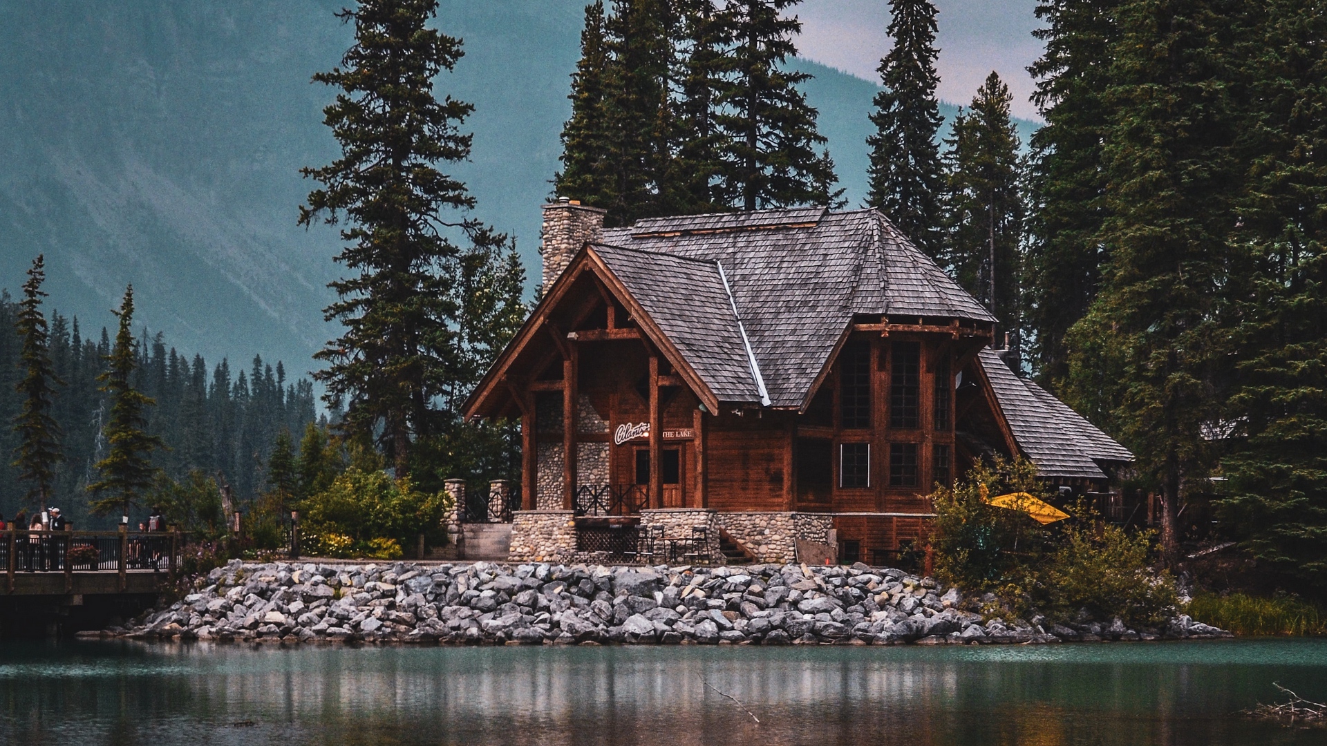 Wallpaper House, Lake, Harmony, Silence, Trees, Forest, - Lake House  Wallpaper Hd - 1920x1080 Wallpaper 