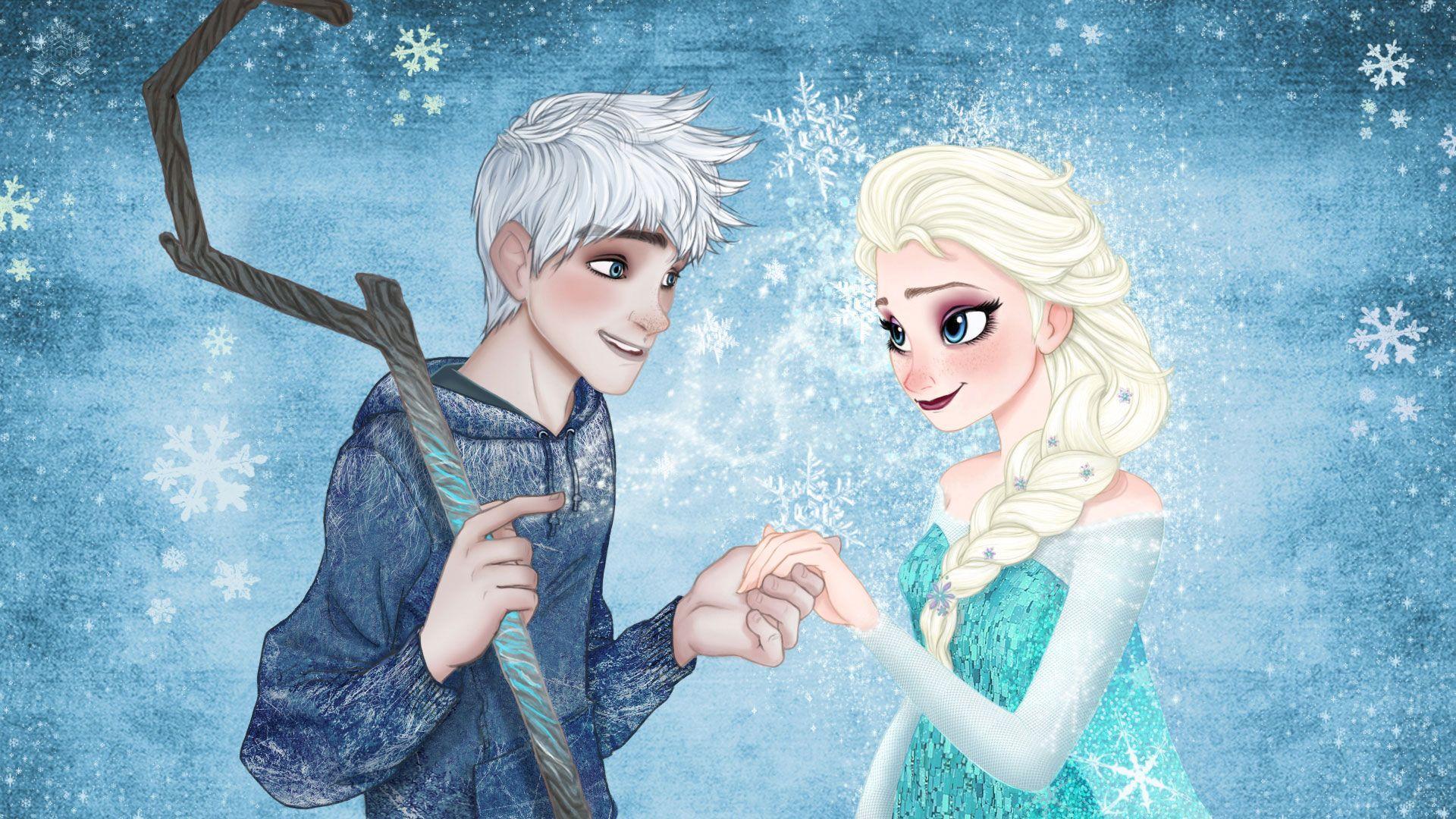 Beautiful Elsa Frozen Wallpaper - Jack Frost Elsa - HD Wallpaper 