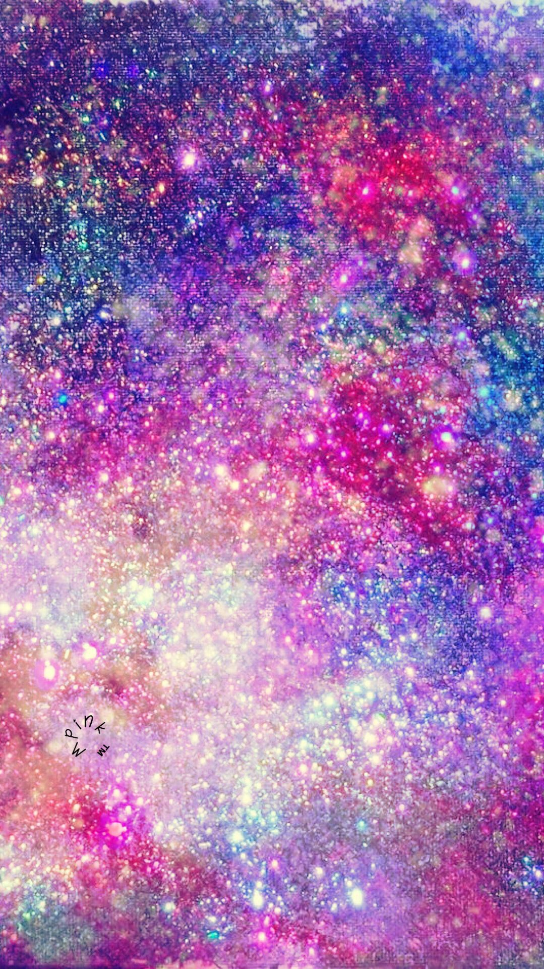 Galaxy Glitter Background - HD Wallpaper 