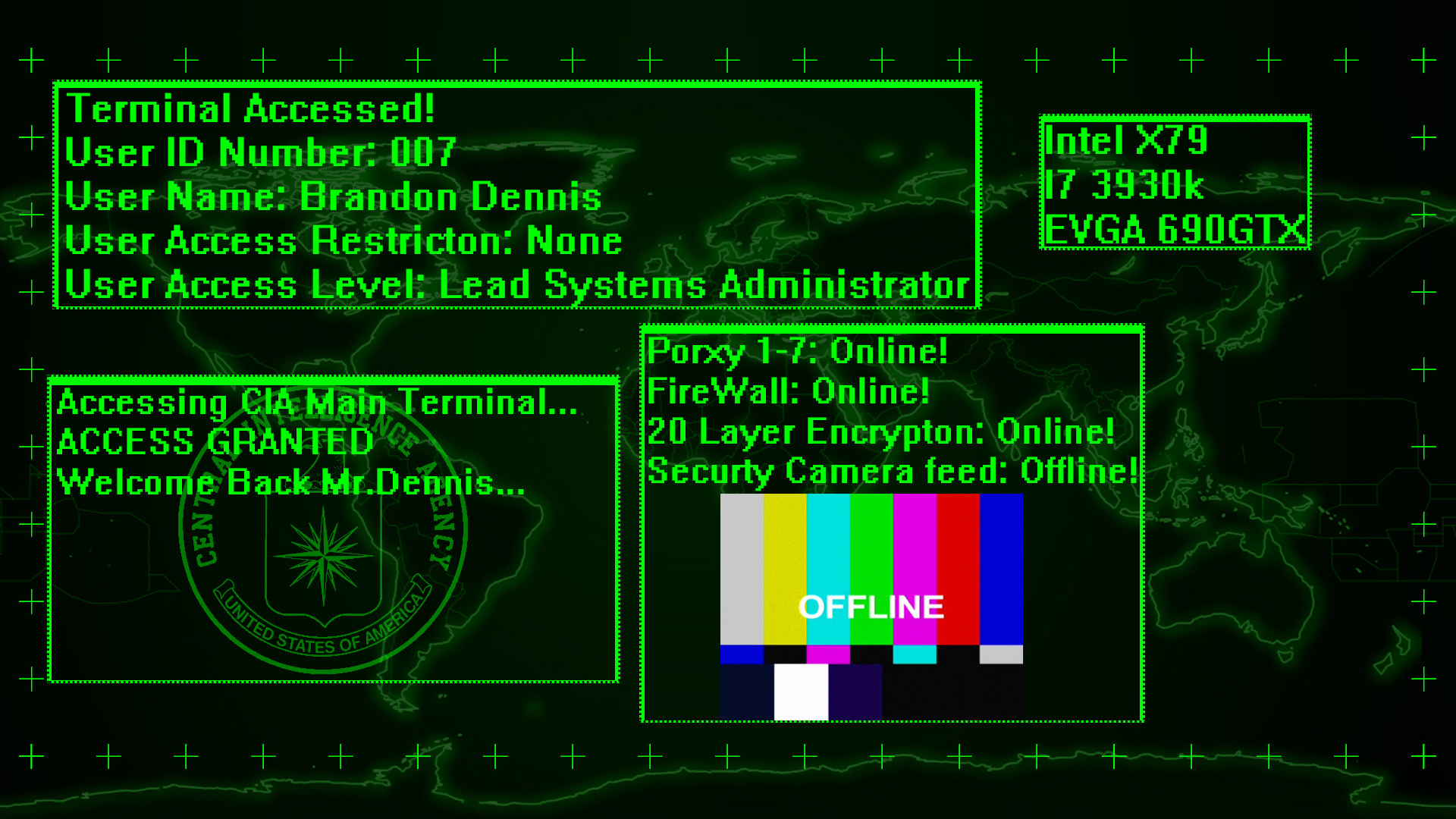 cia terminal logon screen download