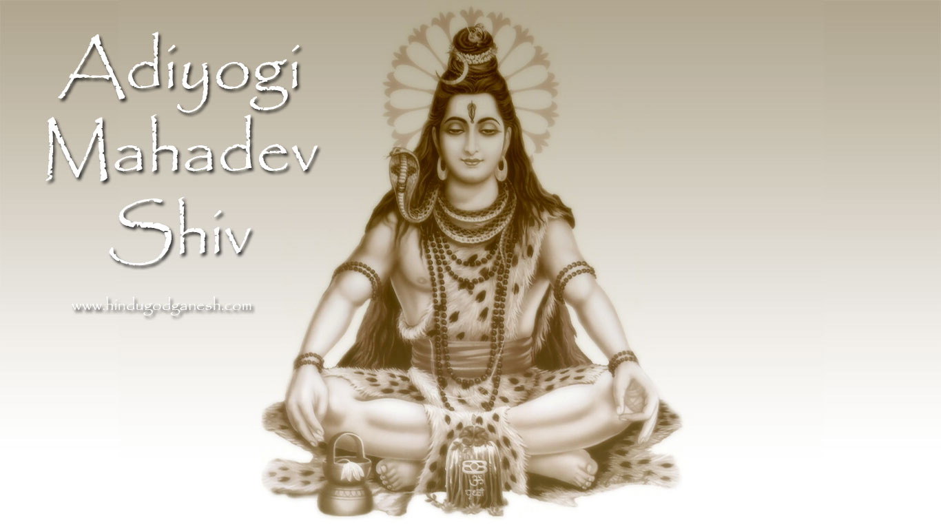 Lord Shiva In Dhyan Mudra - HD Wallpaper 