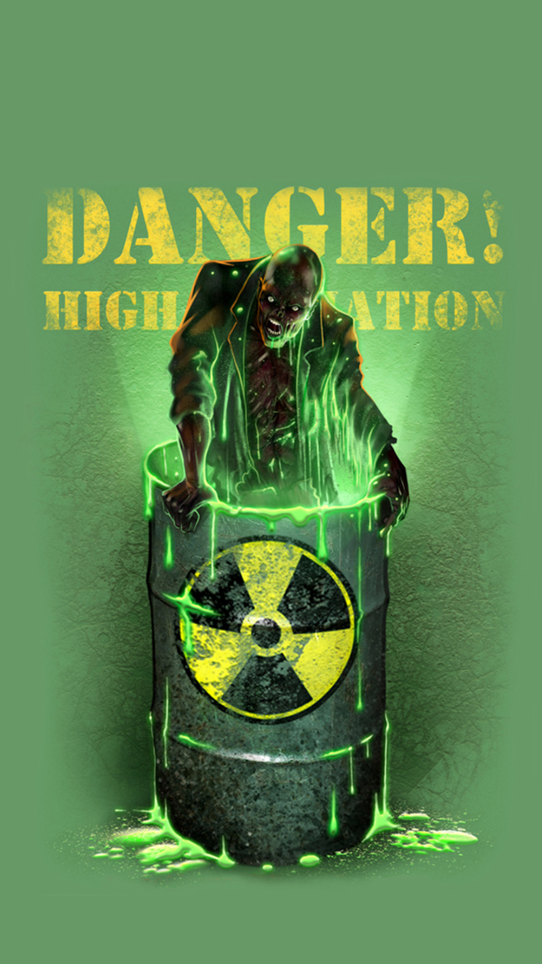 Danger Zombie Halloween - Zombie Wallpaper Phone - HD Wallpaper 