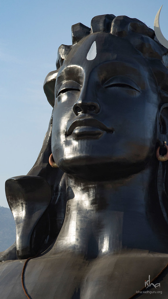 Lord Shiva Adiyogi Night - HD Wallpaper 