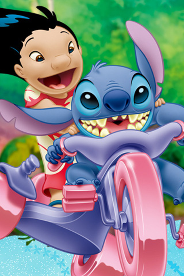 Lilo And Stitch Wallpaper - Lilo Stitch Iphone 5 - HD Wallpaper 