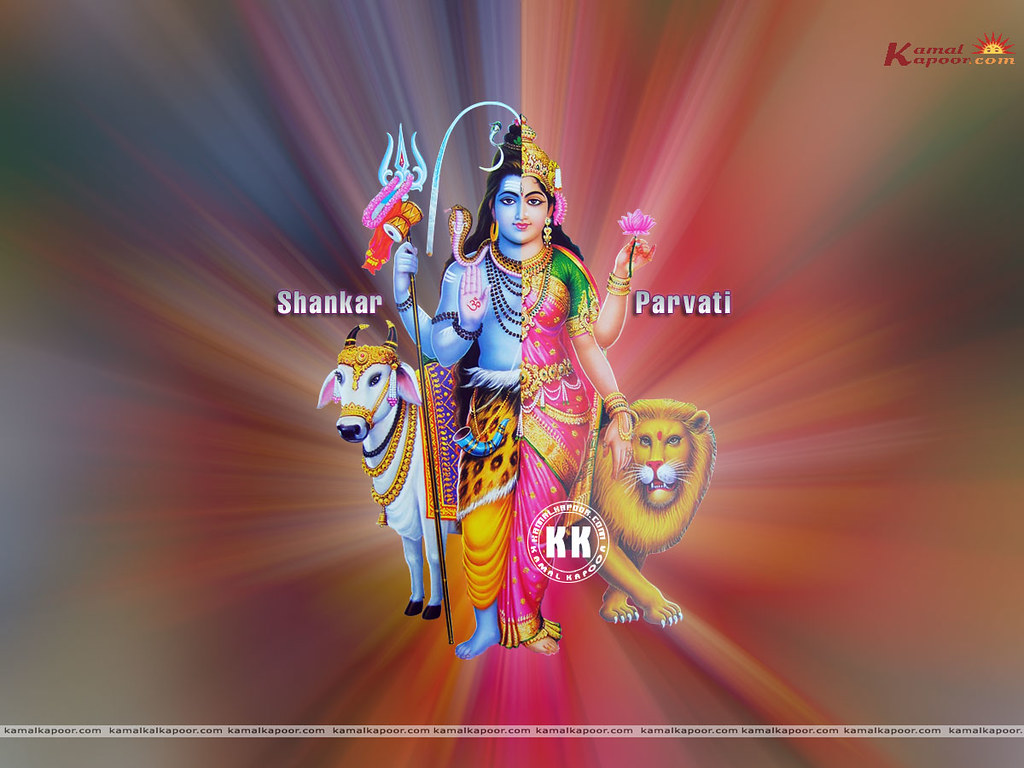 Shiva Parvati God Images Download - HD Wallpaper 