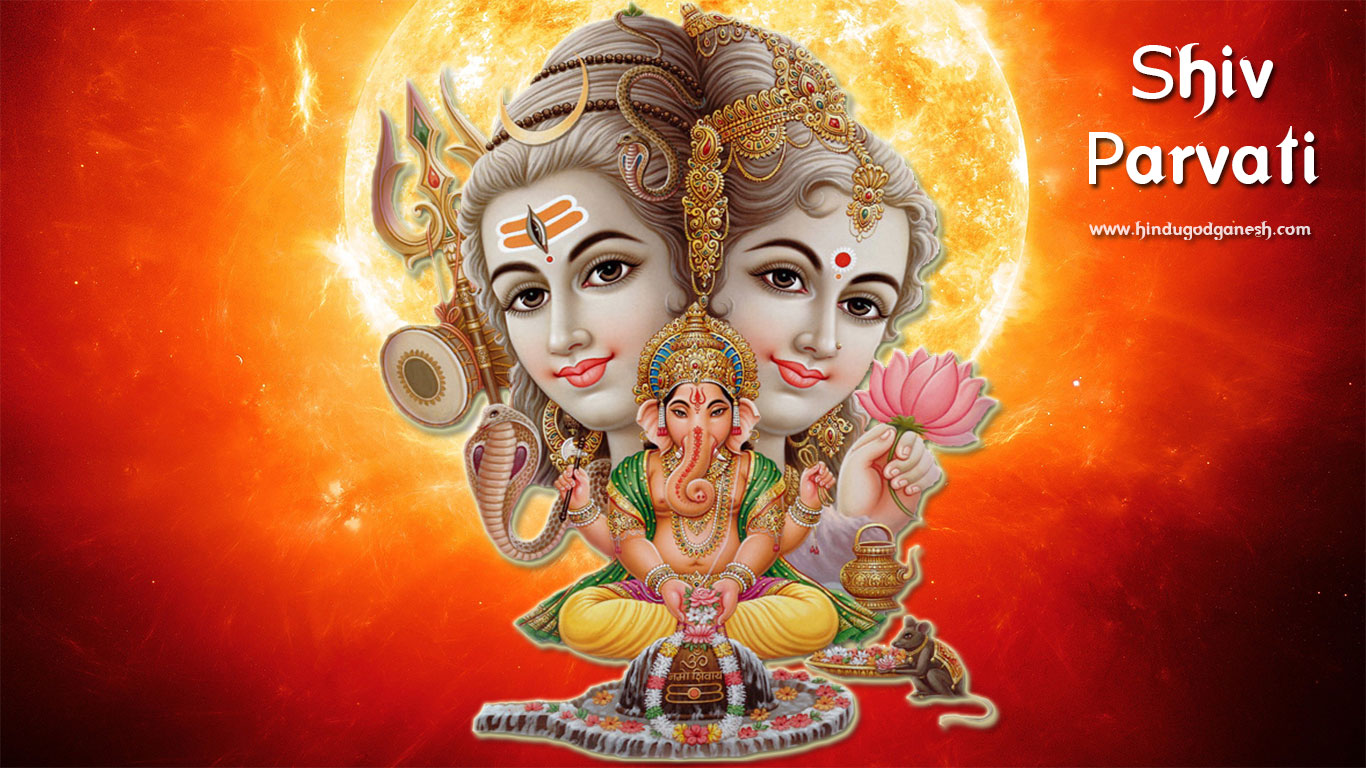 Shiv Parvati Beautiful Wallpaper & Images Download - Shiv Images Full Hd - HD Wallpaper 