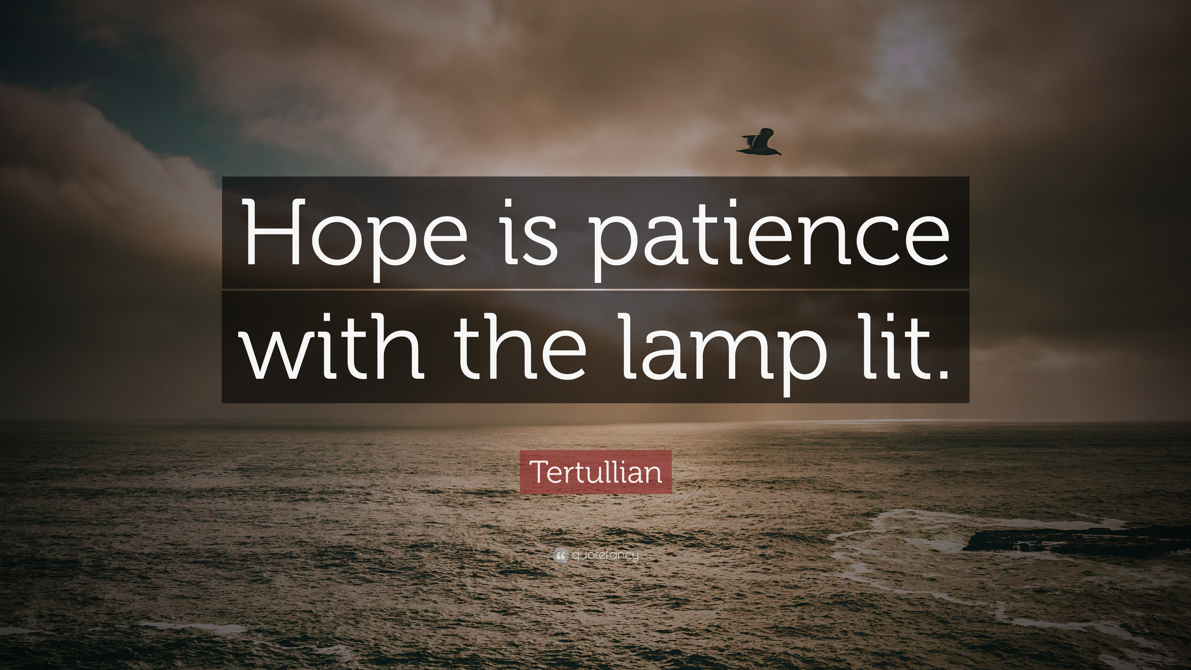 “hope Is Patience With The Lamp Lit - You Cant Trace His Hand Trust His Heart - HD Wallpaper 