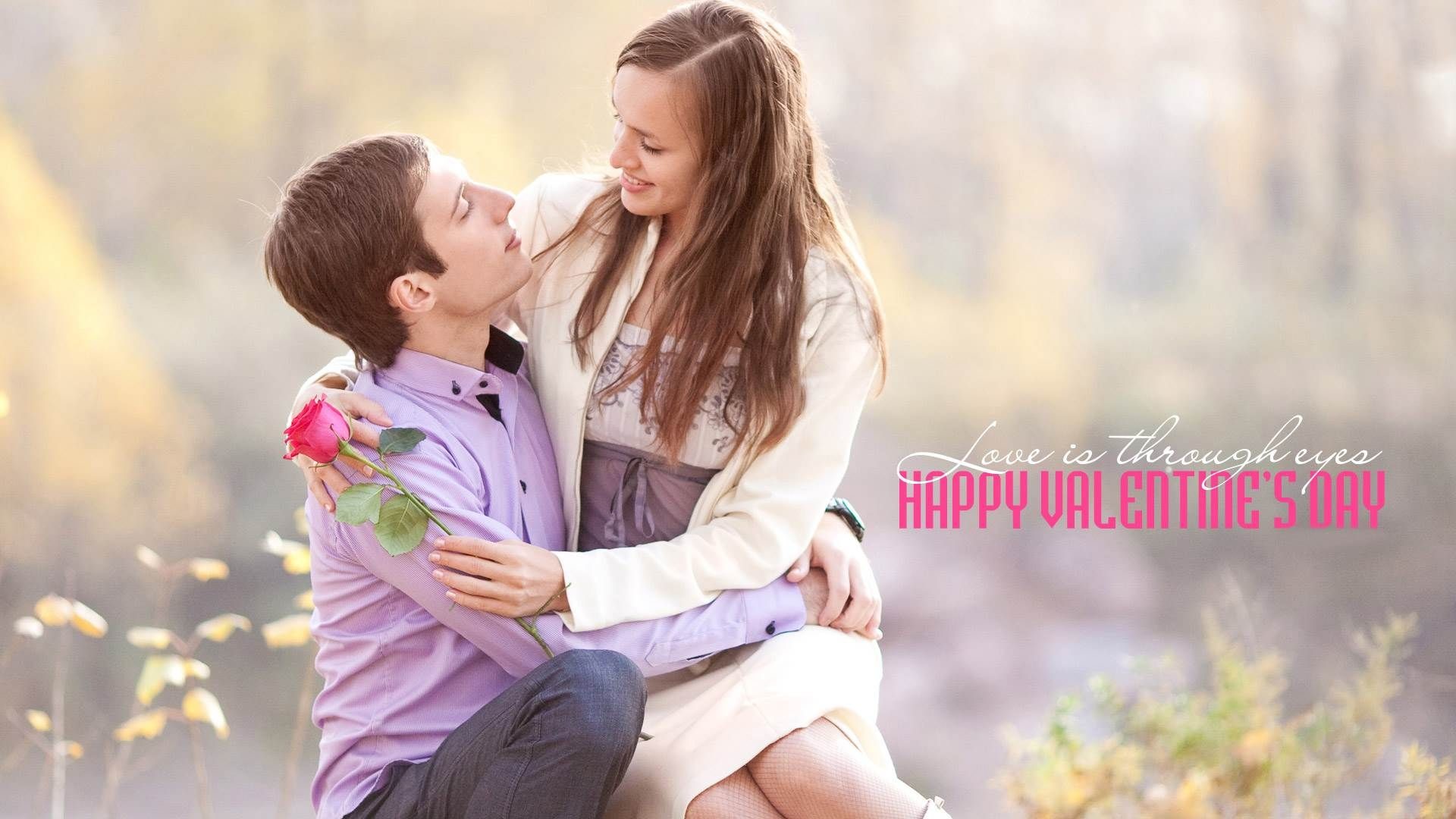 Romantic Couple Wallpapers Hd Love Couple Images 1920ã1080 - Happy Valentines Day Couple - HD Wallpaper 