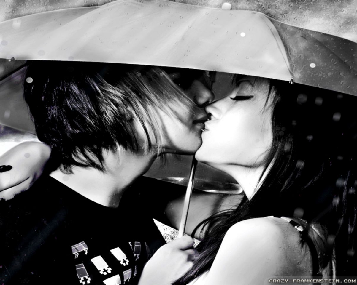 Rain Rain Lovers Romance In Rain Rain Desktop Wallpaper - Romantic Couple In Rain - HD Wallpaper 