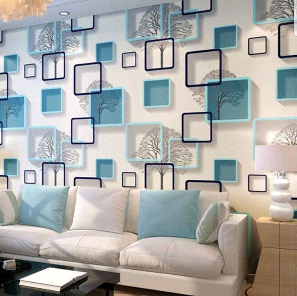 Wallpaper Dinding Kotak 3d 45cmx10 Meter - Kenya - 1000x997 Wallpaper