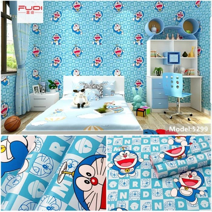 Doraemon Wallpaper For Room - HD Wallpaper 