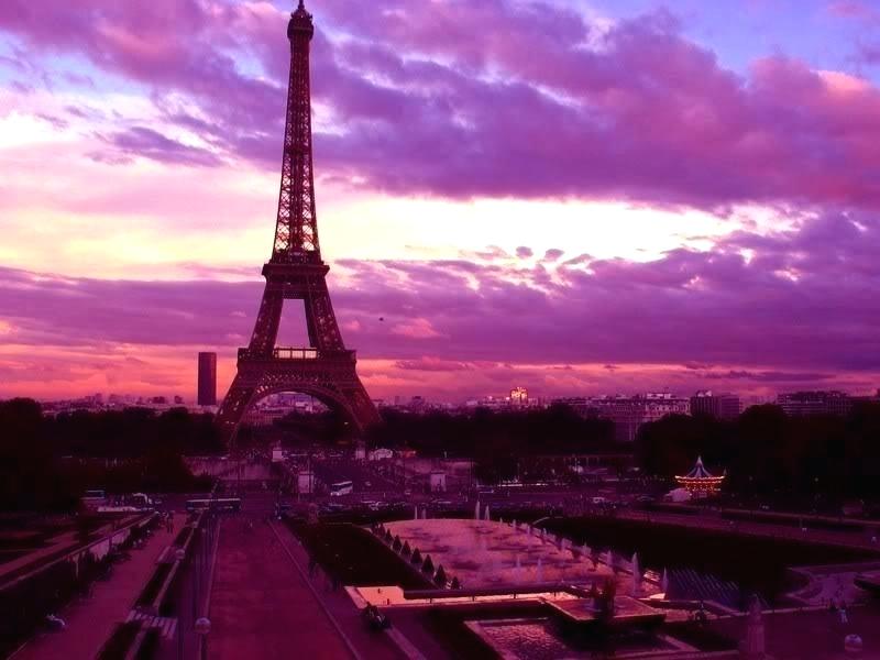 Eiffel Tower Wallpaper Pink Wallpaper Wallpaper Pink - Eiffel Tower - HD Wallpaper 