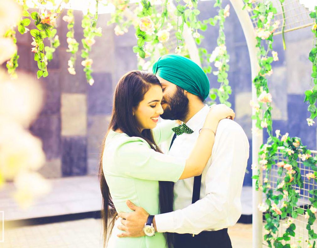 Sweet Cute Punjabi Wedding Lover Love Couple Wallpaper - Kofi - 1009x791  Wallpaper 