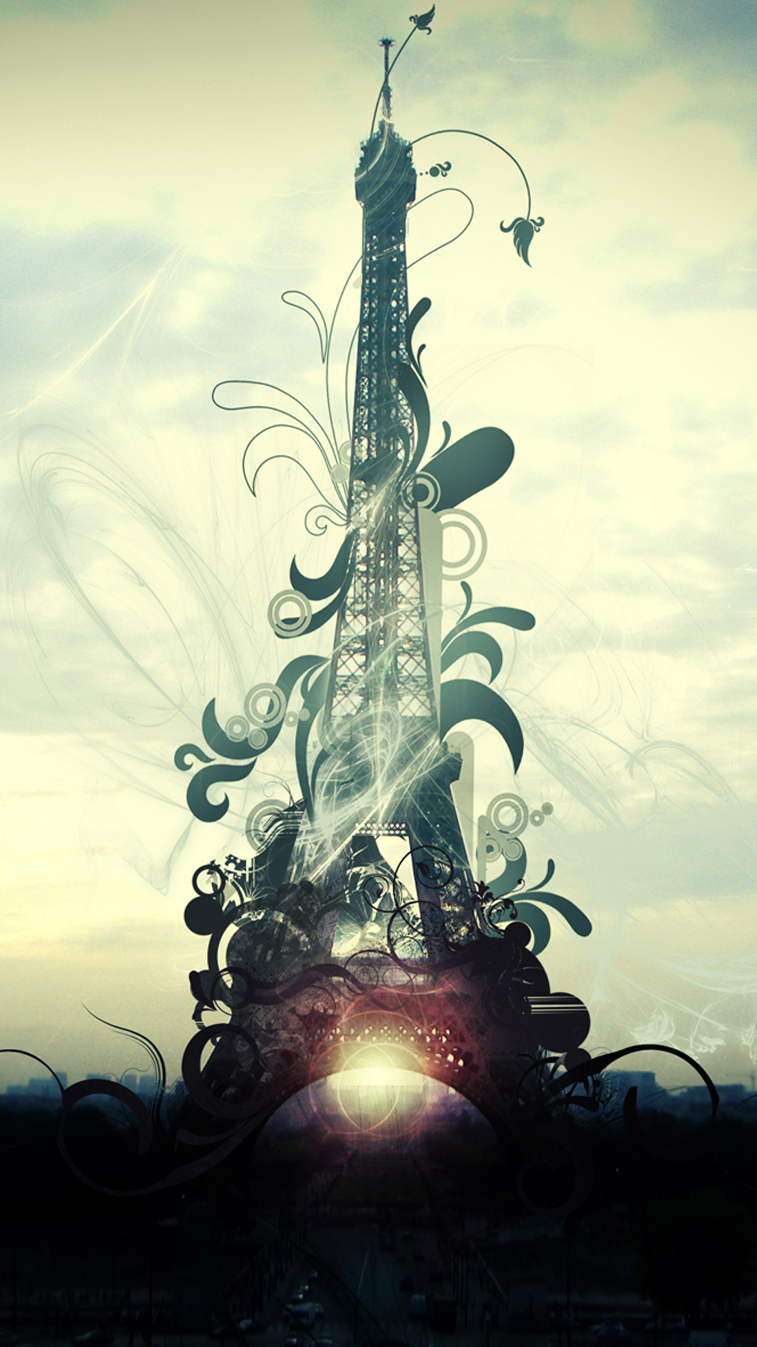 Abstract Eiffel Tower Smartphone Hd Wallpapers - Maiden's Tower - HD Wallpaper 