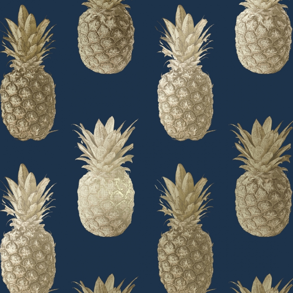 Rose Gold Pineapple Backgrounds - HD Wallpaper 
