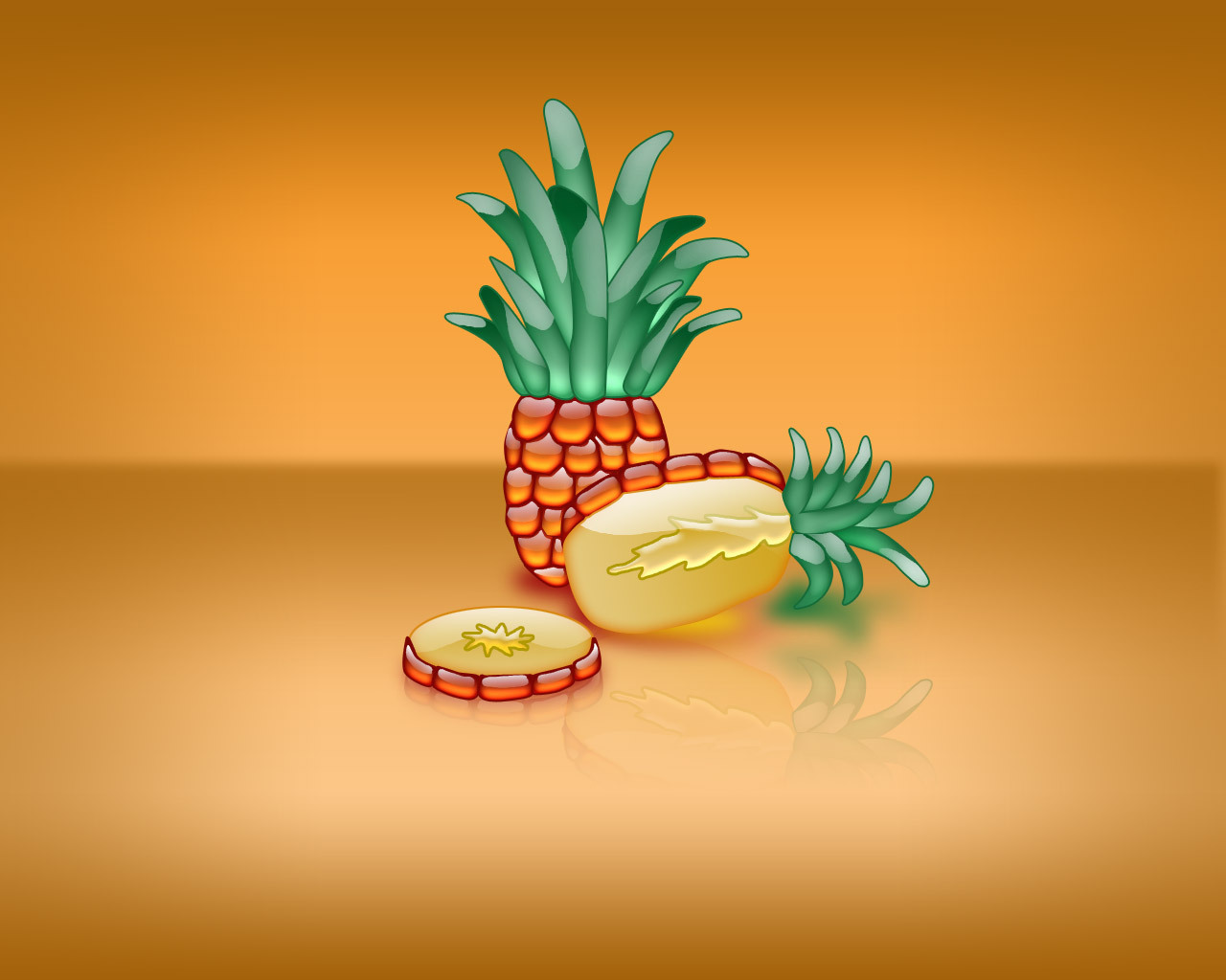 Pineapple Wallpaper - Pineapple - HD Wallpaper 