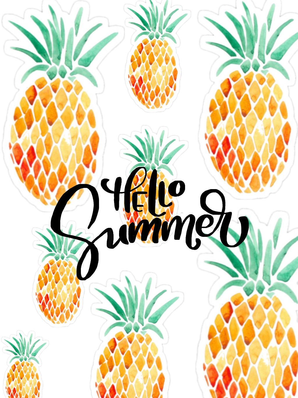 Summer Wallpaper Pineapple - HD Wallpaper 
