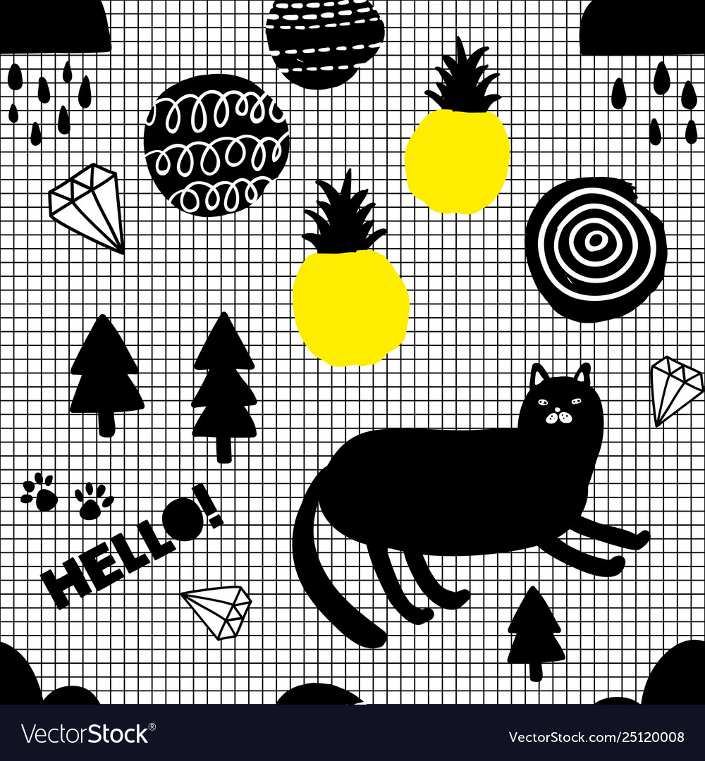 Piñas Y Gatos - HD Wallpaper 