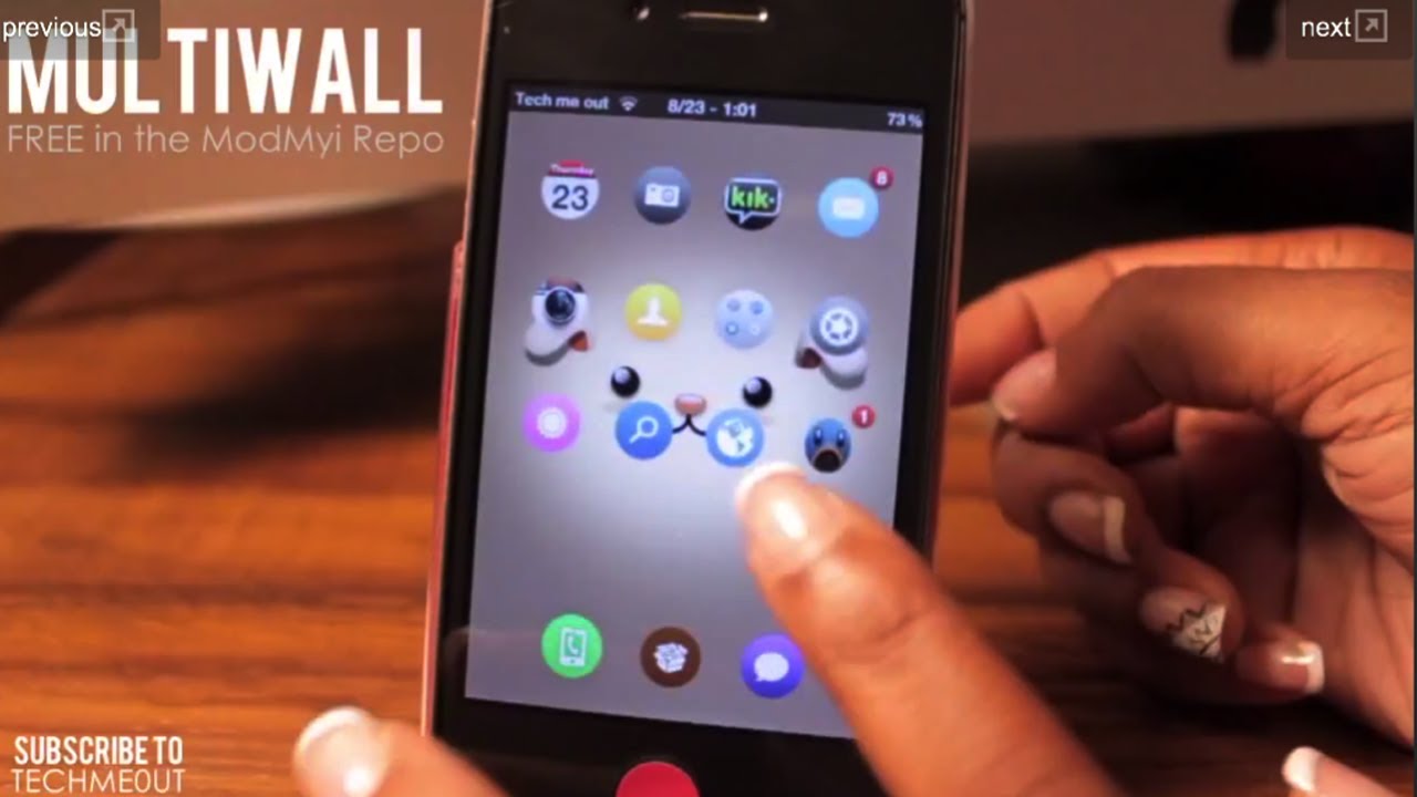 Iphone Custom Homescreen - HD Wallpaper 