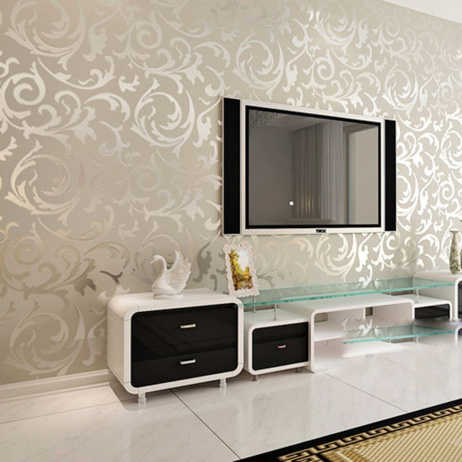 Living Room Texture Paint Designs - HD Wallpaper 
