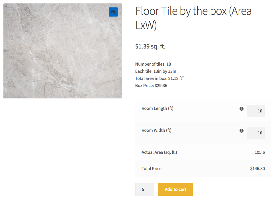 Woocommerce Measurement Price Calculator Quantity Mode - Much Tiles In One Box - HD Wallpaper 