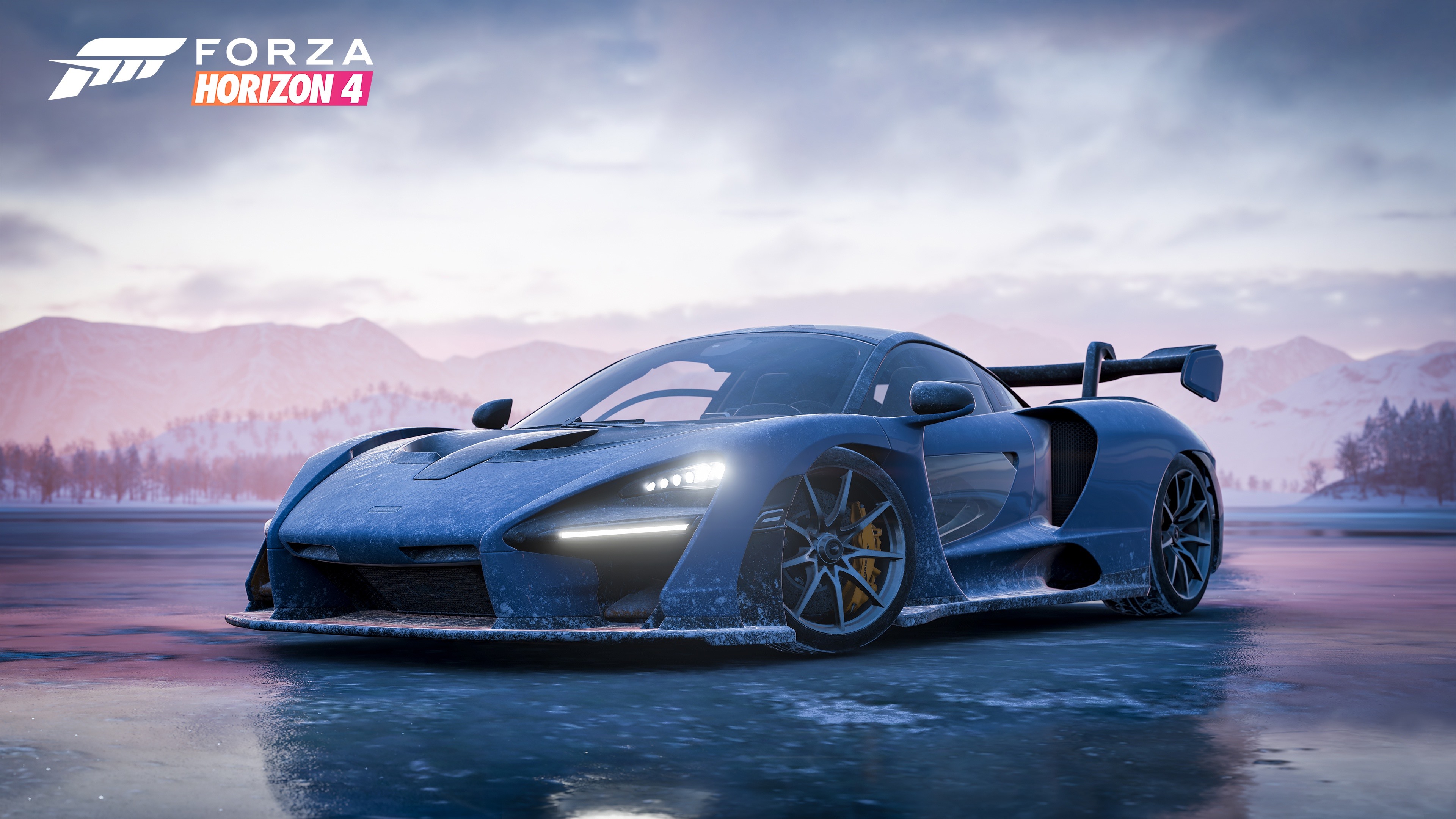 Wallpaper Forza Horizon 4, Mclaren Supercar Front View - Forza Horizon 4 Wallpaper 4k - HD Wallpaper 