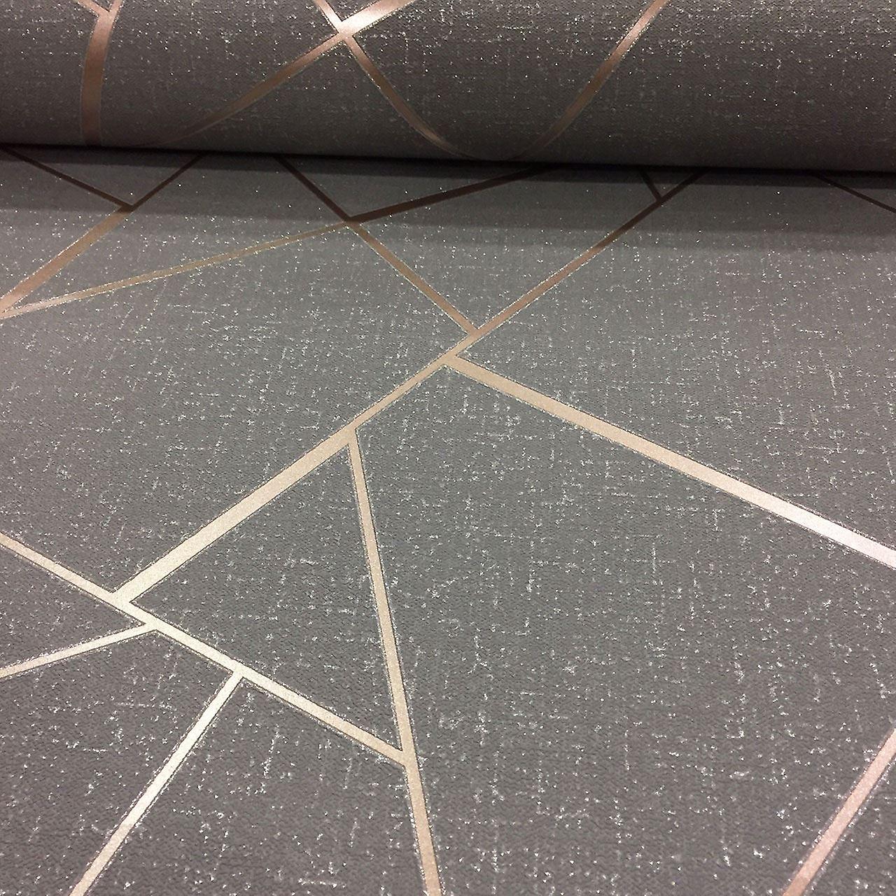 Apex Geometric Wallpaper Luxury Textured Vinyl Metallic - Wallpaper - HD Wallpaper 