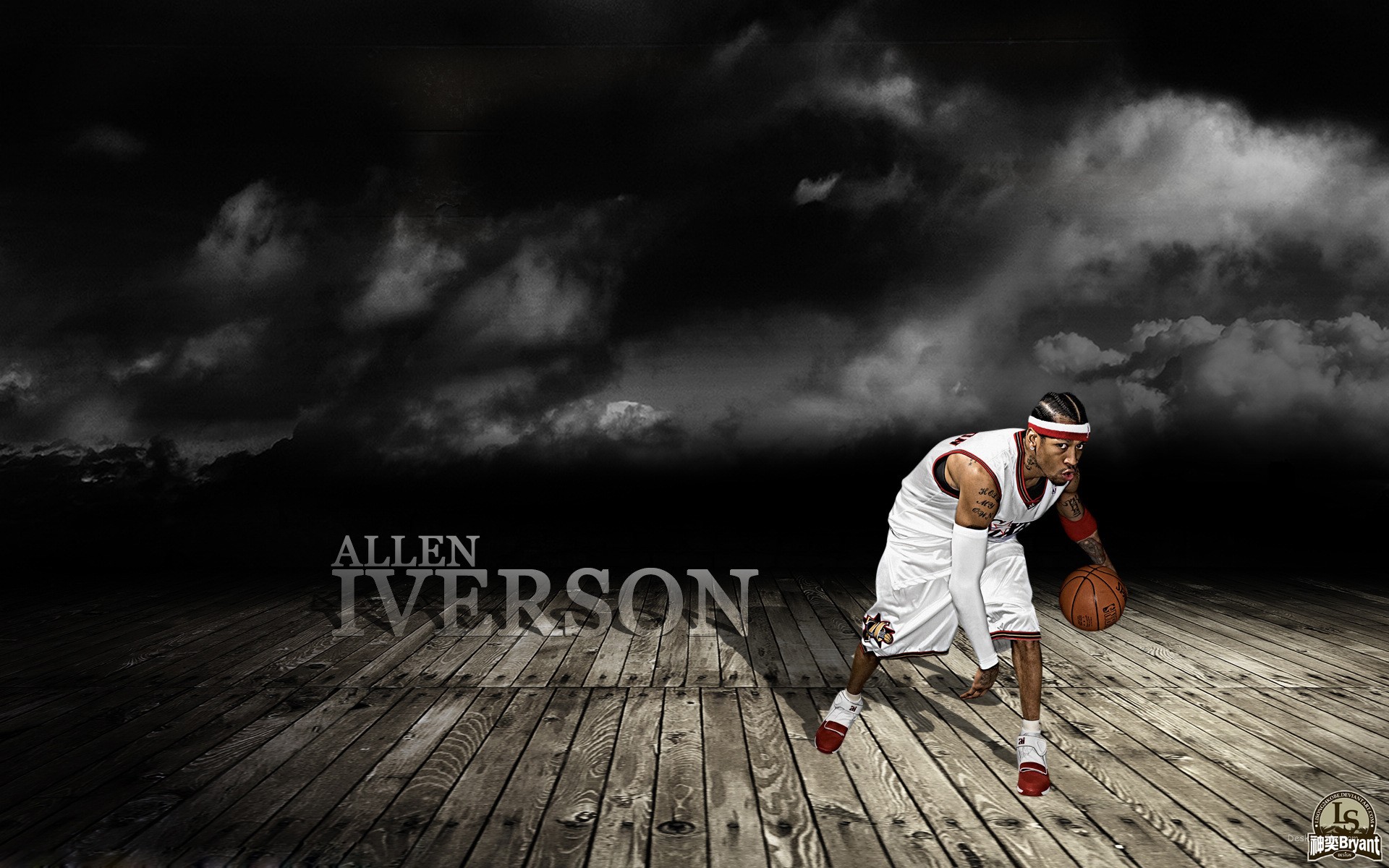 Allen Iverson Wallpapers Hd Free Download Wallpaper - Desktop Wallpaper Allen Iverson - HD Wallpaper 