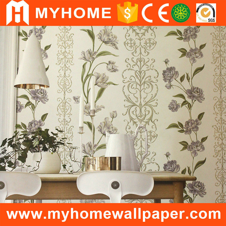 06m Wide Width Luxury Designer Flower Wallpaper Washable - Design - HD Wallpaper 