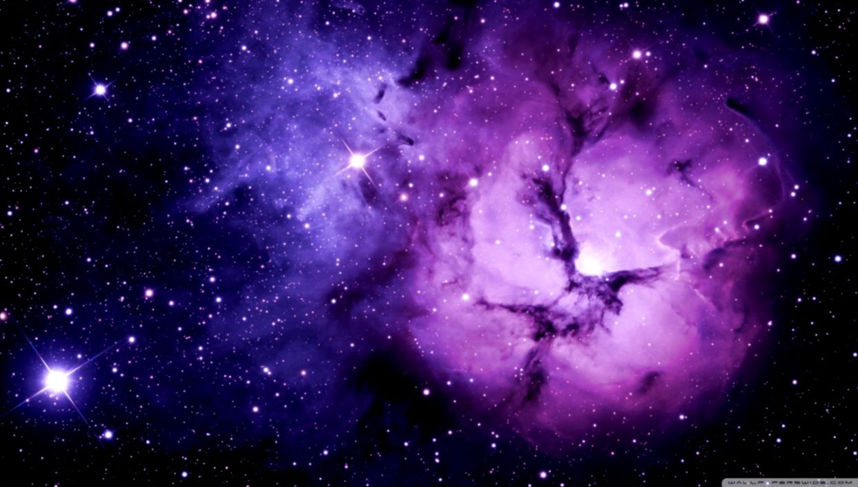 Purple Nebula ❤ 4k Hd Desktop Wallpaper For 4k Ultra - Purple Galaxy Wallpaper For Pc - HD Wallpaper 